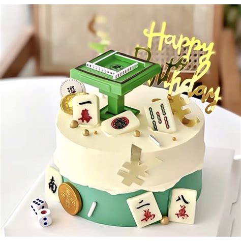 Mahjong Cake Topper .